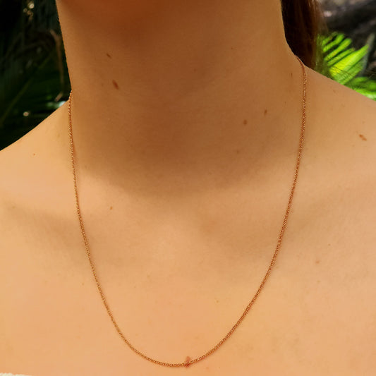 Rose Gold Plated Silver Chain Margo