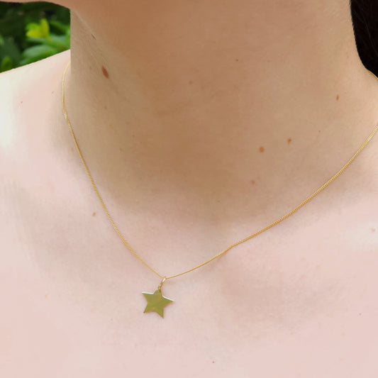Gold Little Star Pendant