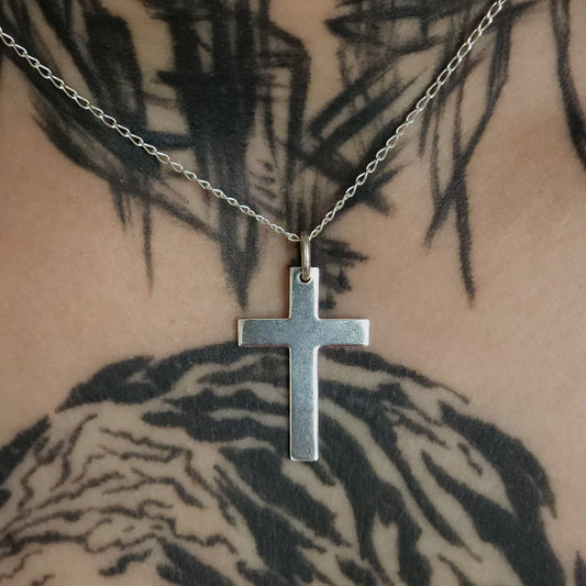 Fine Silver Cross Pendant