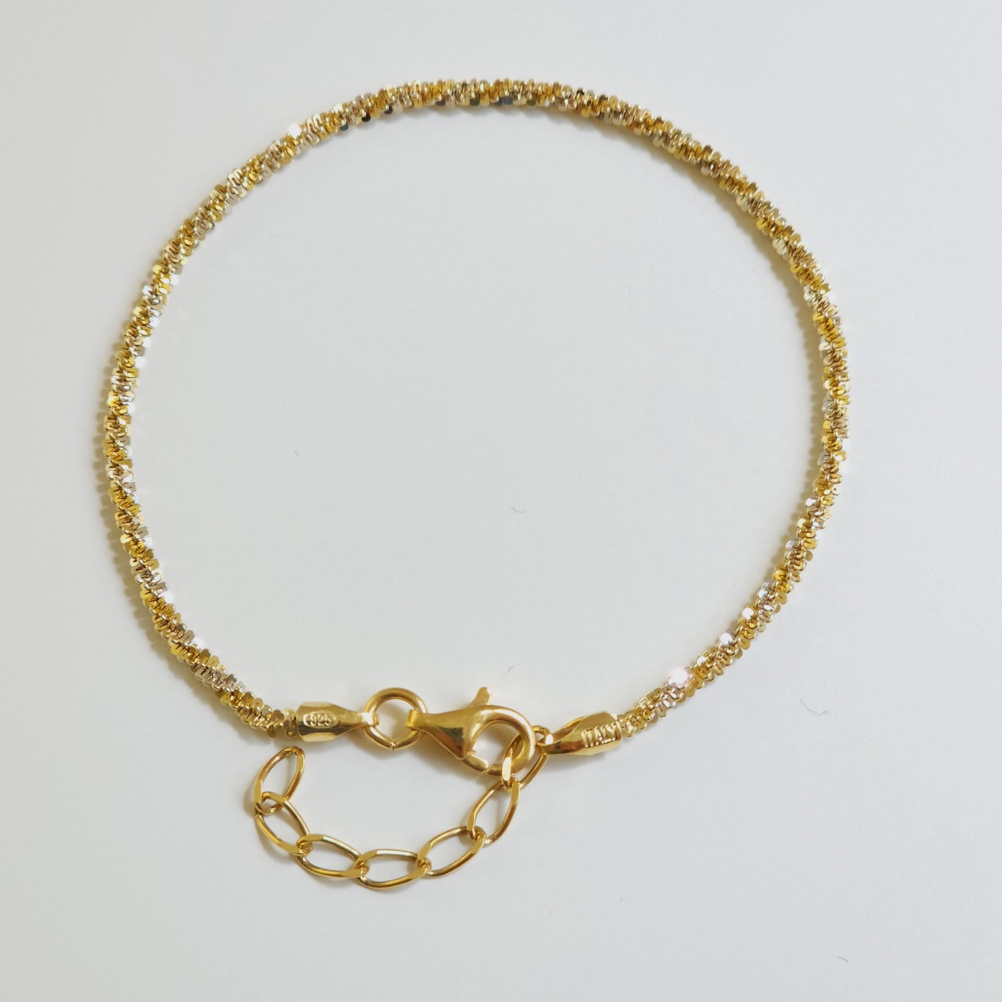 Margarita Gold & Rhodium Plated Silver Bracelet