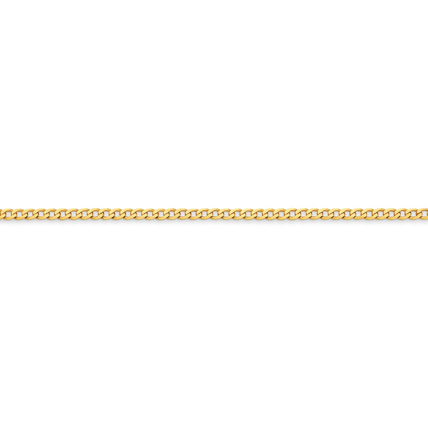 Figaro gold chain yellow gold 2.4mm single link