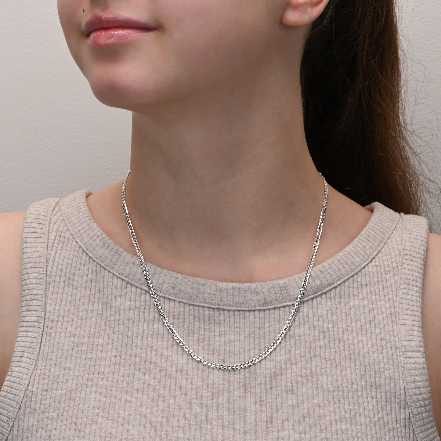 Silver Curb Chain 2.8mm