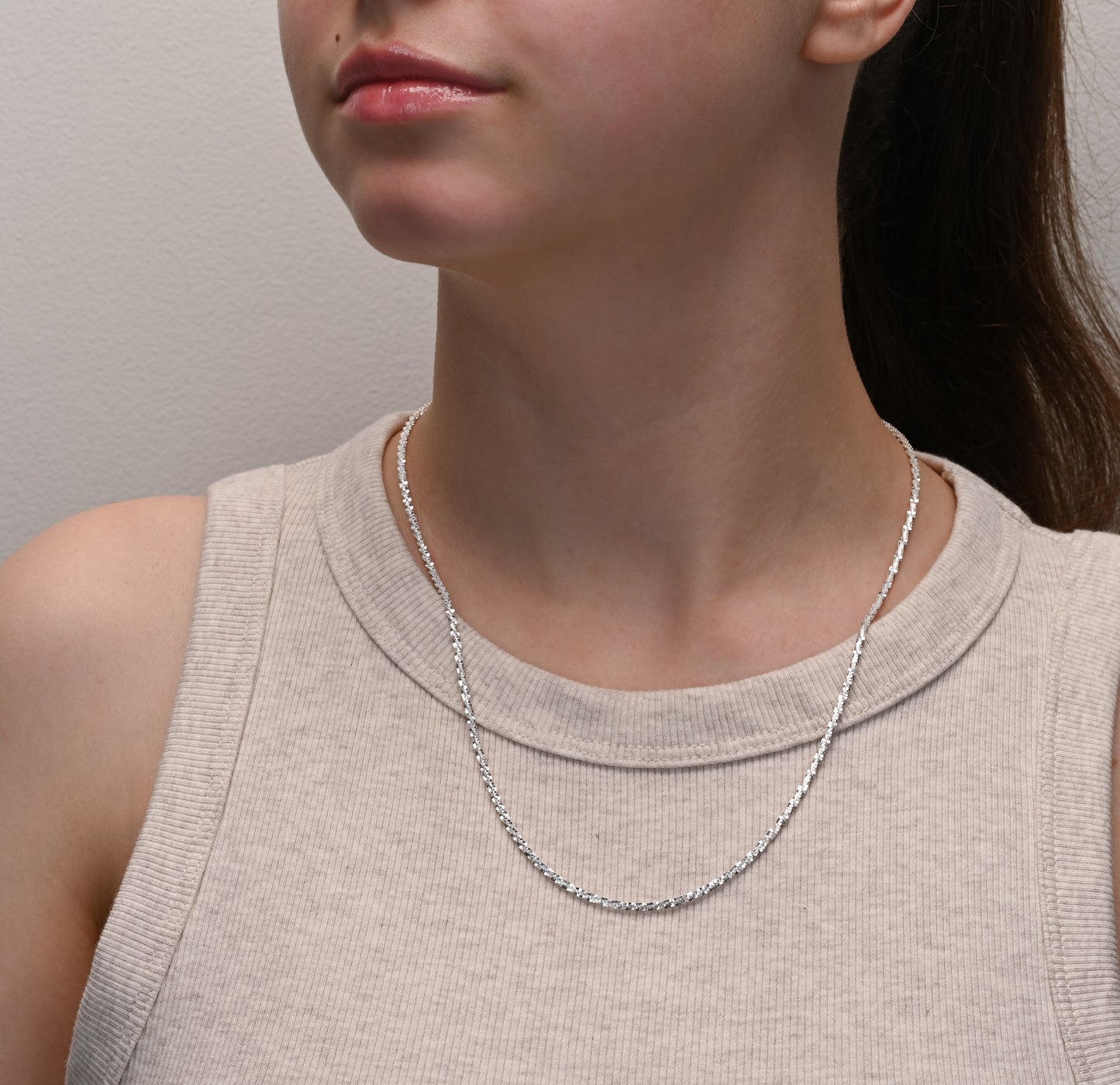 Margarita Silver Chain Sparkle 2.1mm