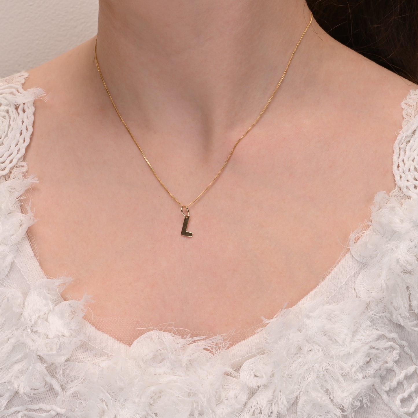 Gold Letter L Pendant