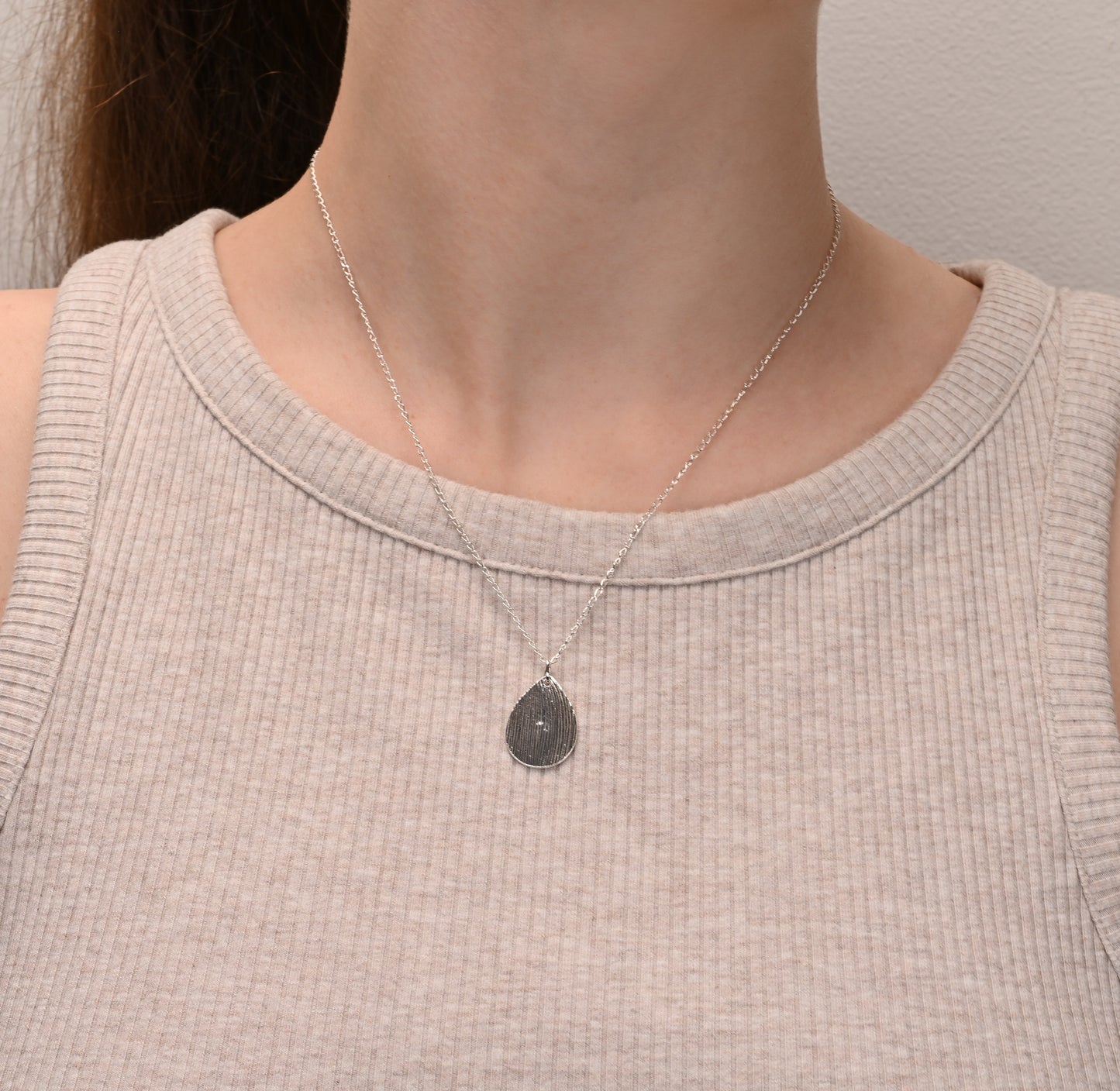 Silver Drop Pendant