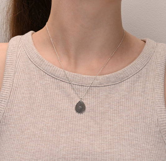 Silver Drop Pendant