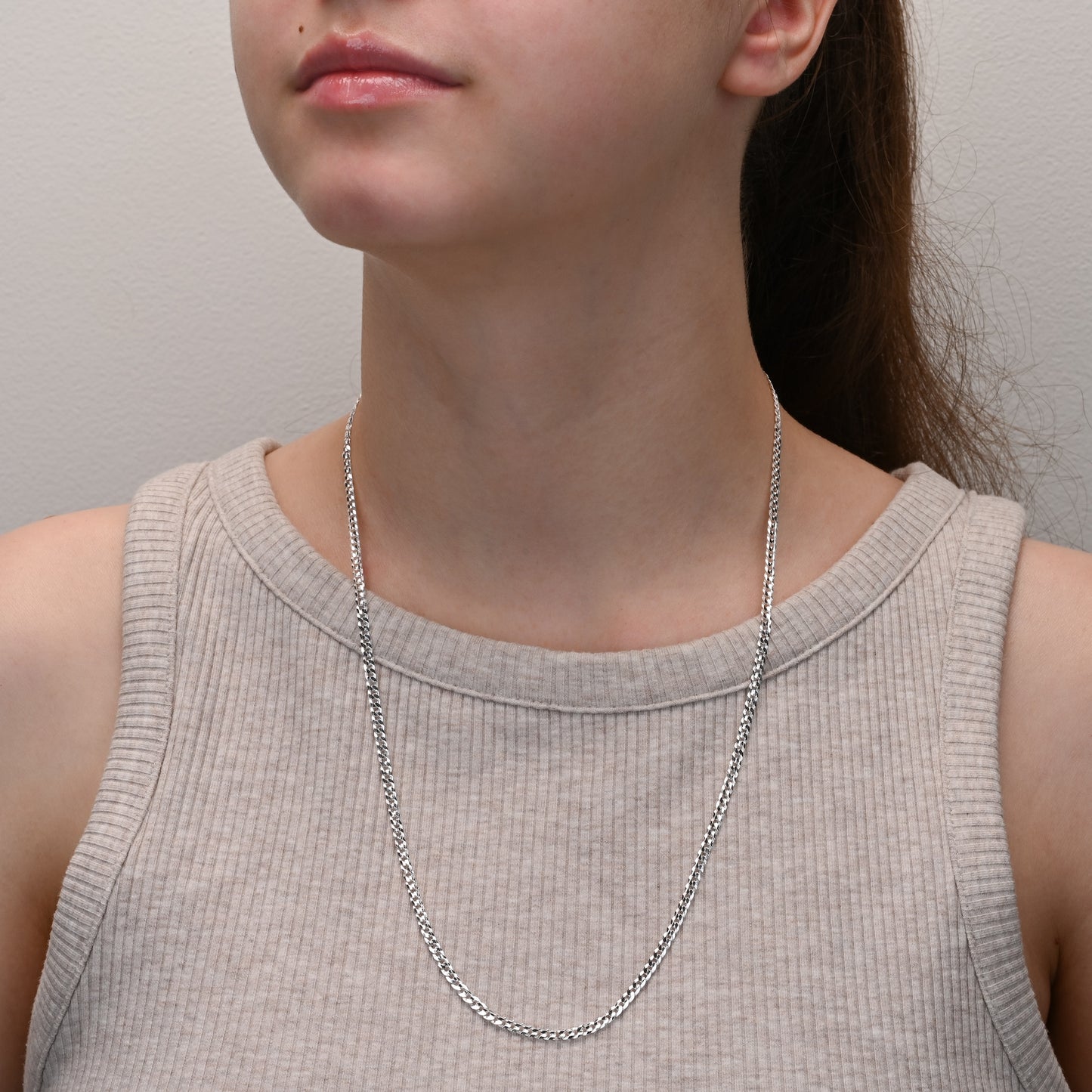 Silver Curb Chain 2.8mm
