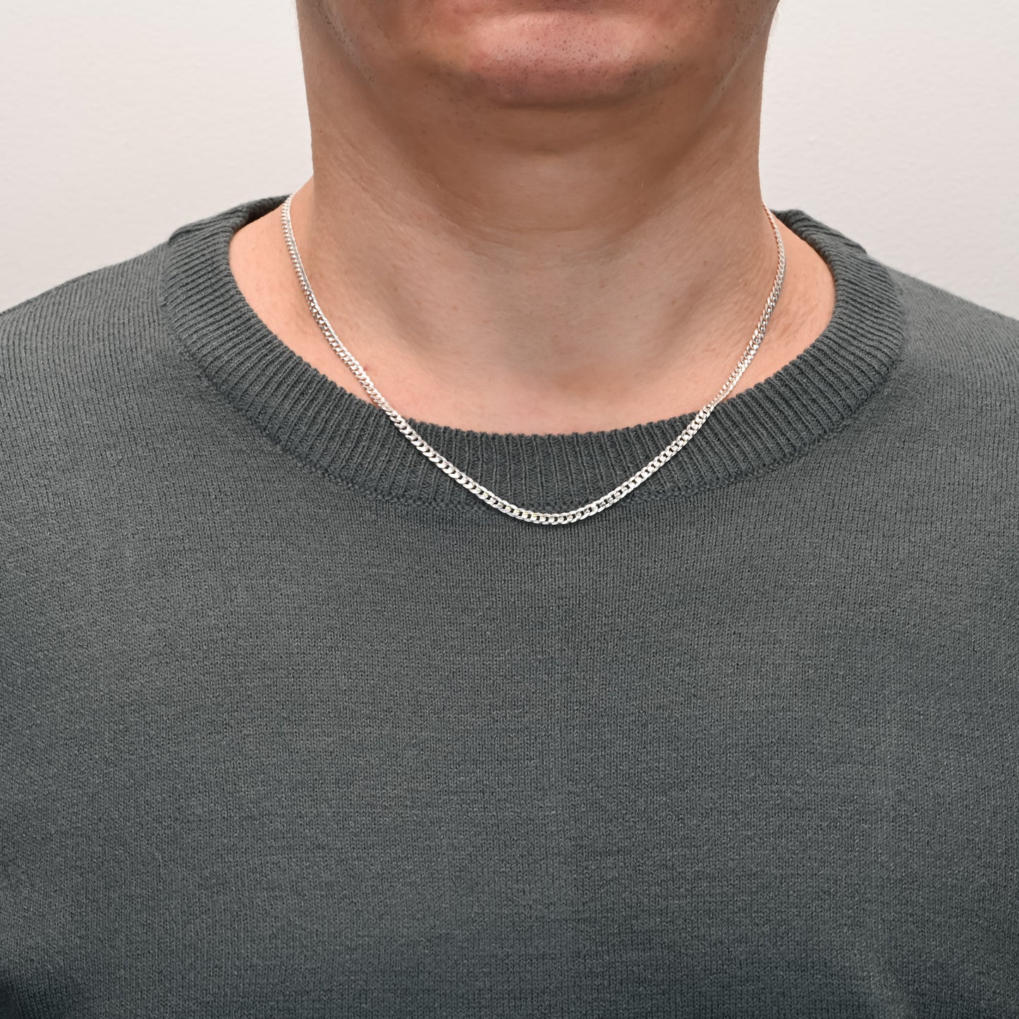 Silver Curb Chain 2.8mm