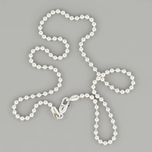 Silver Ball chain 3mm