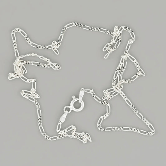 Figaro silver chain 1.7mm