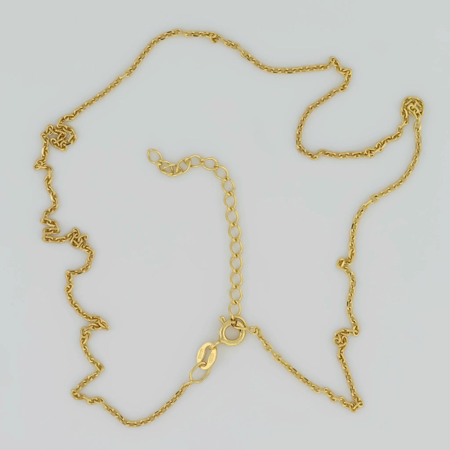 Gold Plated Silver Cable Chain 1.4mm
