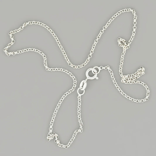 Small Rolo Link Silver Chain 2.5mm