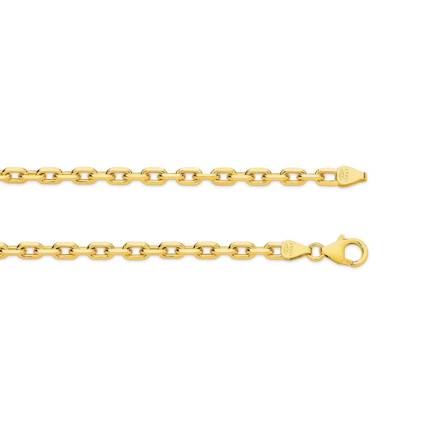 Diamond Cut Gold Anchor Chain 3.6mm