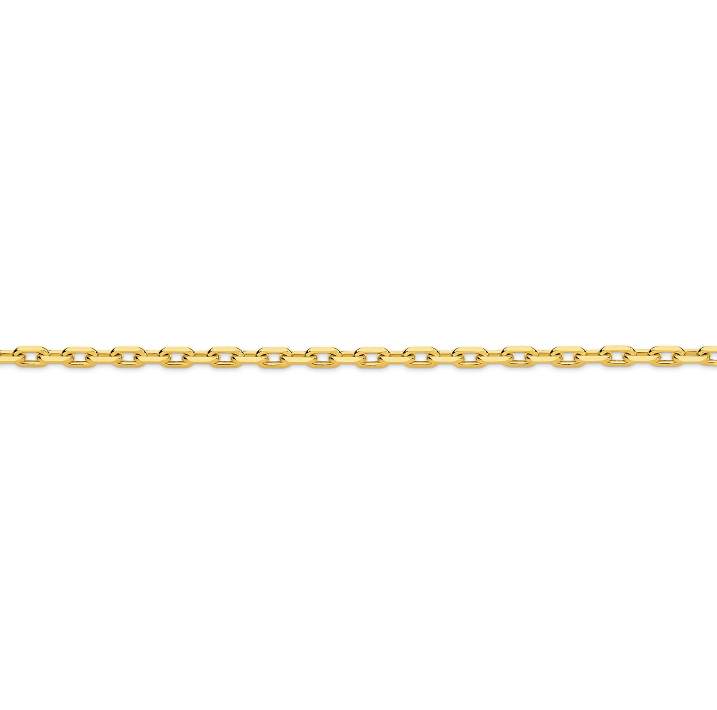 Diamond Cut Gold Anchor Chain 3mm