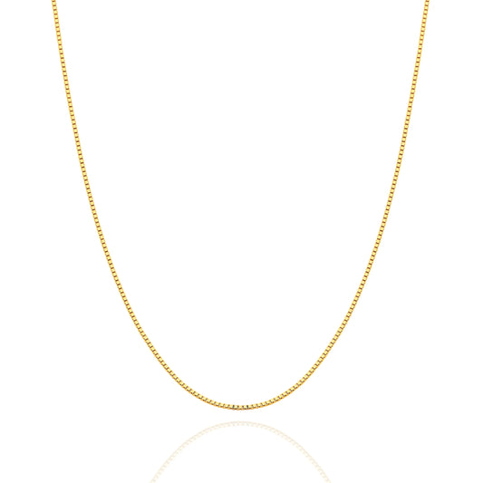 Gold Box Chain 0.8mm