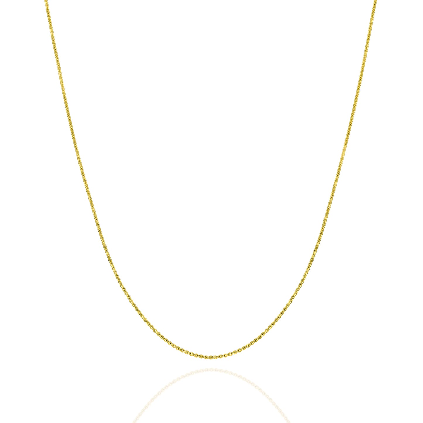 Gold Cable Chain 0.9mm Yellow Gold