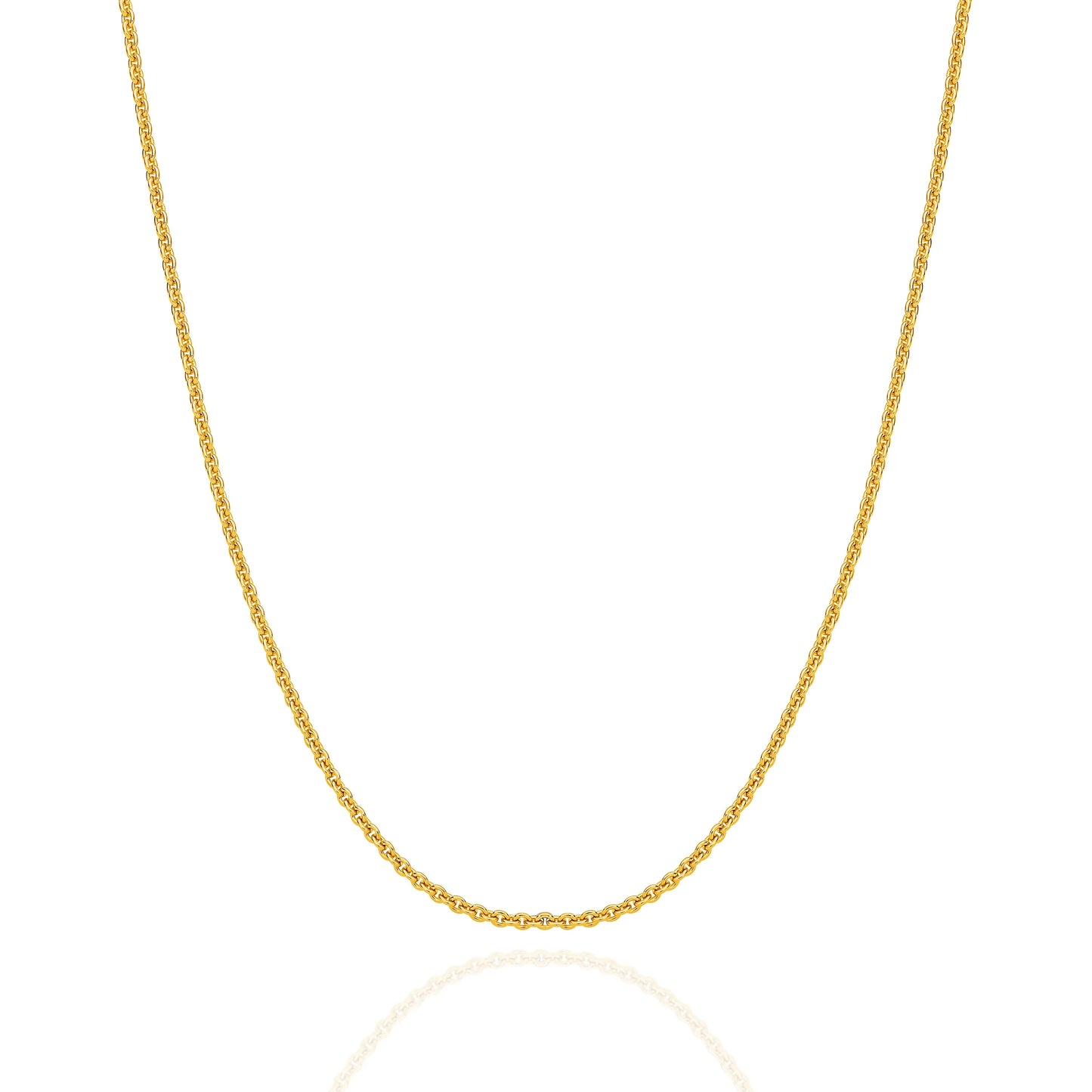 Gold Cable Chain 1.6mm Yellow Gold