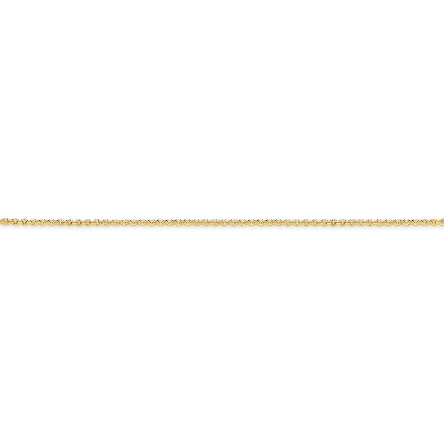 Gold Cable Chain 1.6mm Yellow Gold