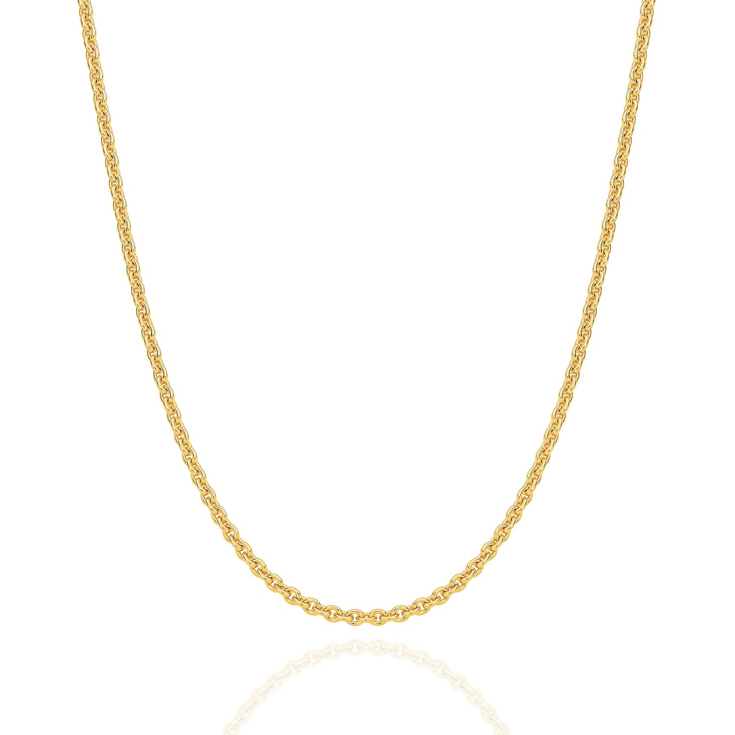 Gold Cable Chain 2.3mm Yellow Gold