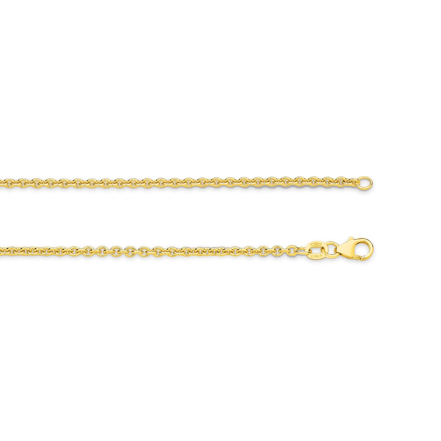 Gold Cable Chain 2.3mm Yellow Gold