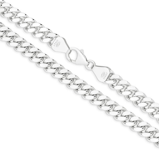 Gold Diamond Cut Curb 7.1mm