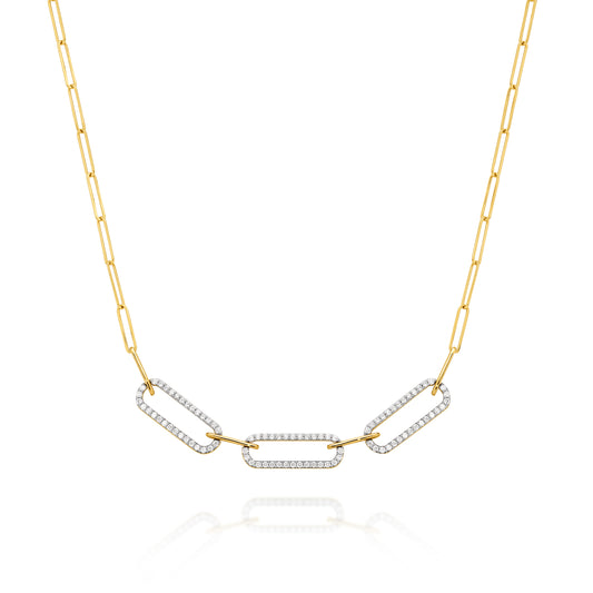 Necklace 0.7ct Solid Gold — main view 2
