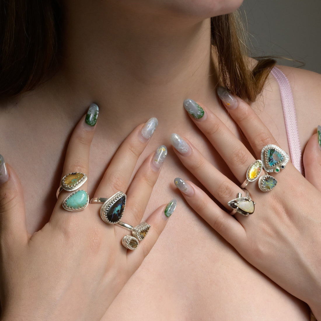 Boulder opal — fresh from the bench