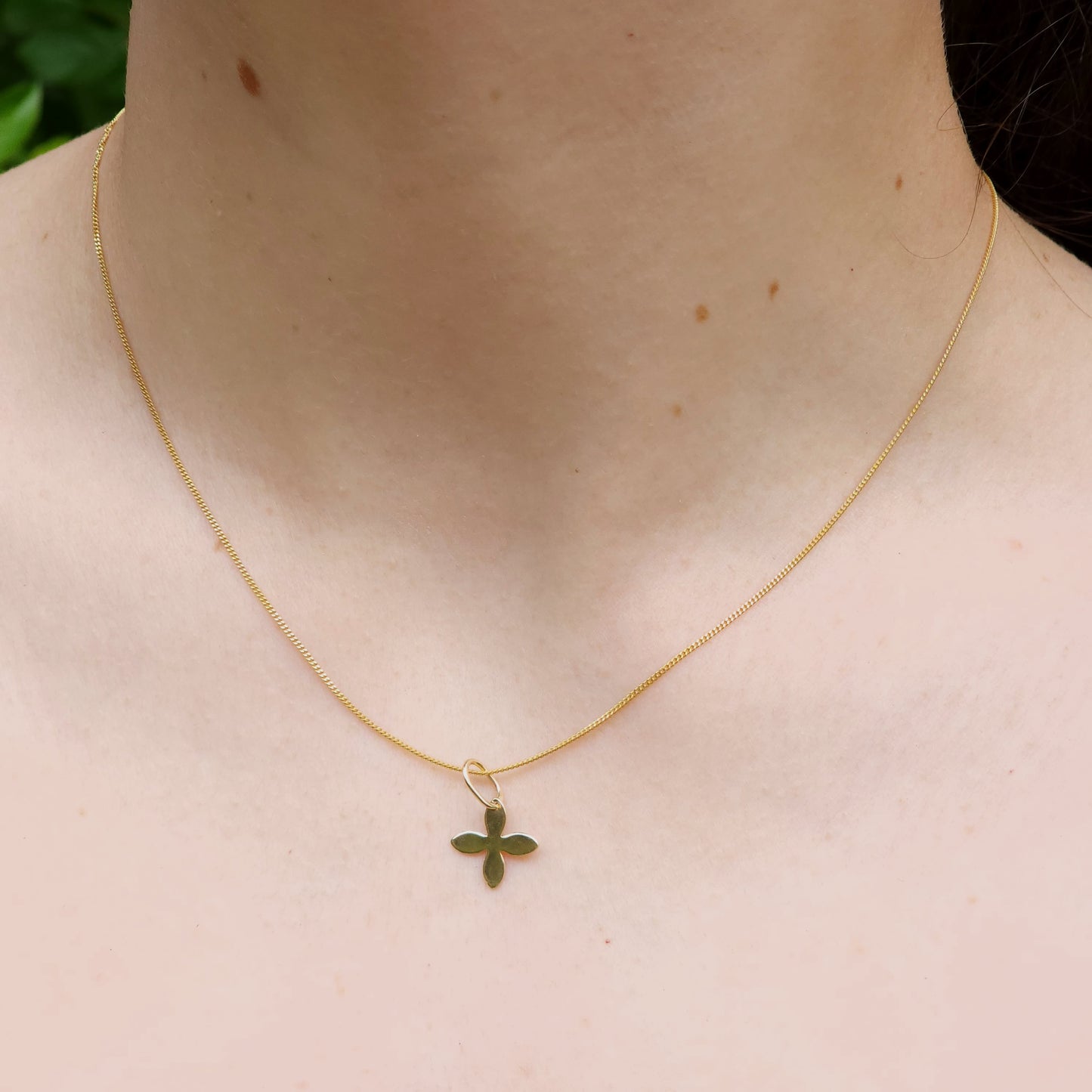 Four Point Star Gold Pendant