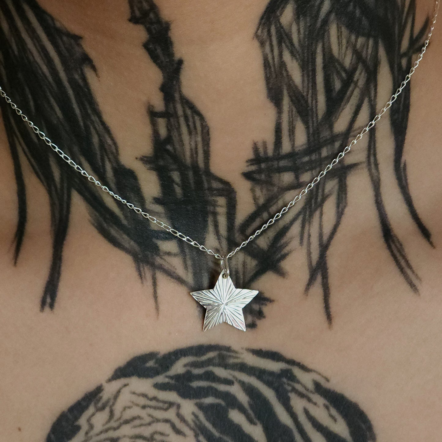 Little Star Silver Pendant - Unique Handmade in AU