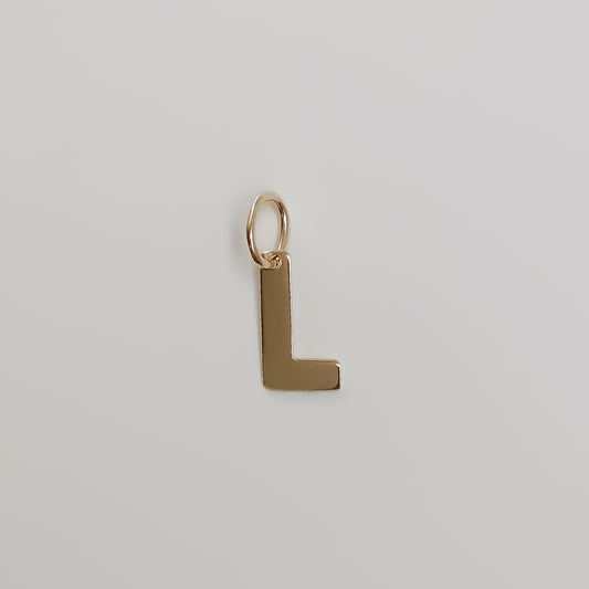 Gold Letter L Pendant