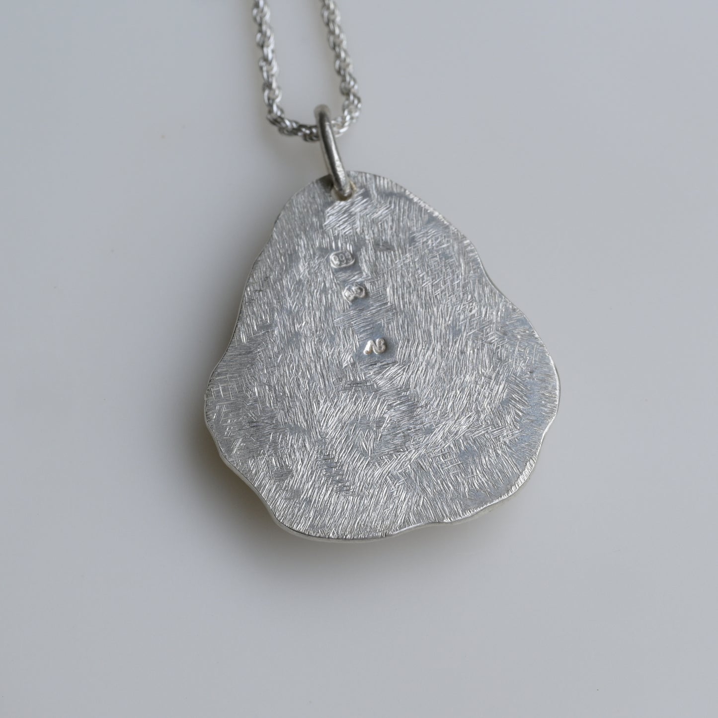 Sunburst Pink Tourmaline Silver Pendant