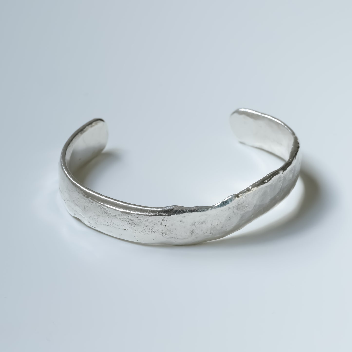 Molten Silver Cuff Bracelet