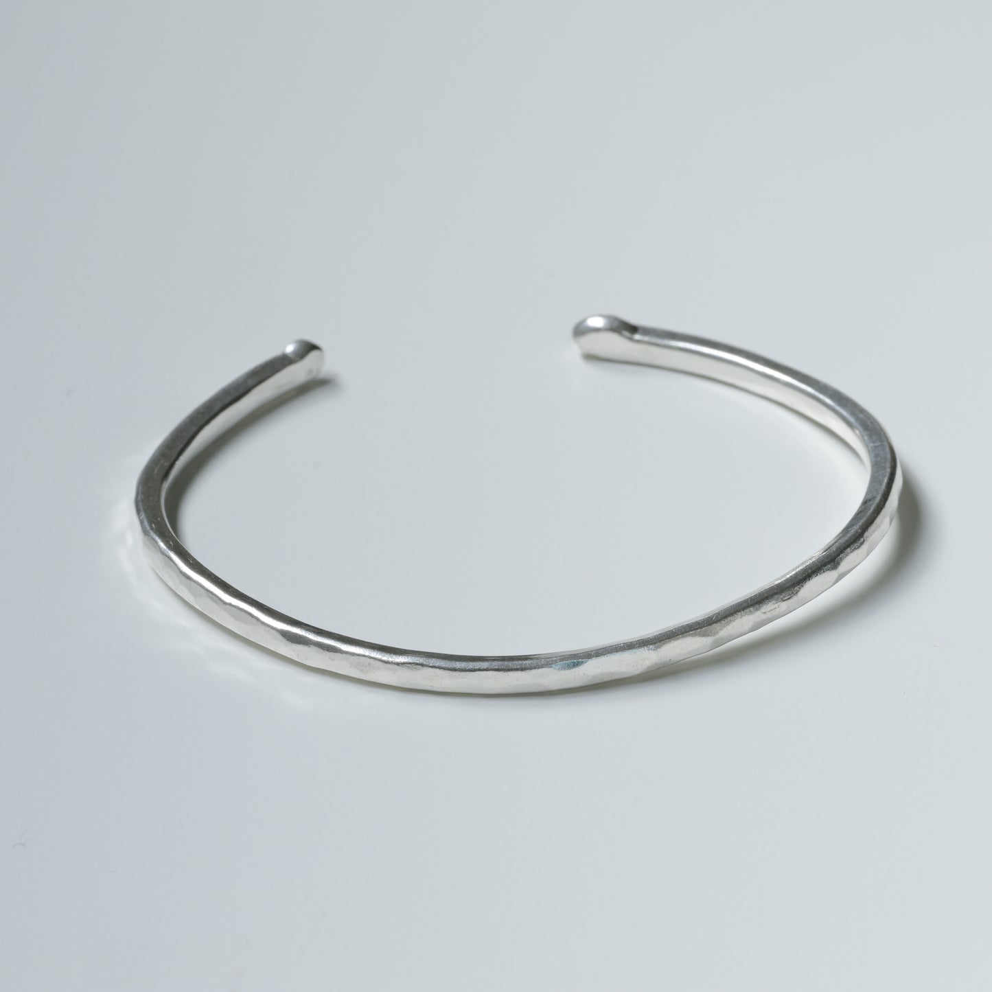 Hammered Fine Silver Cuff Bracelet