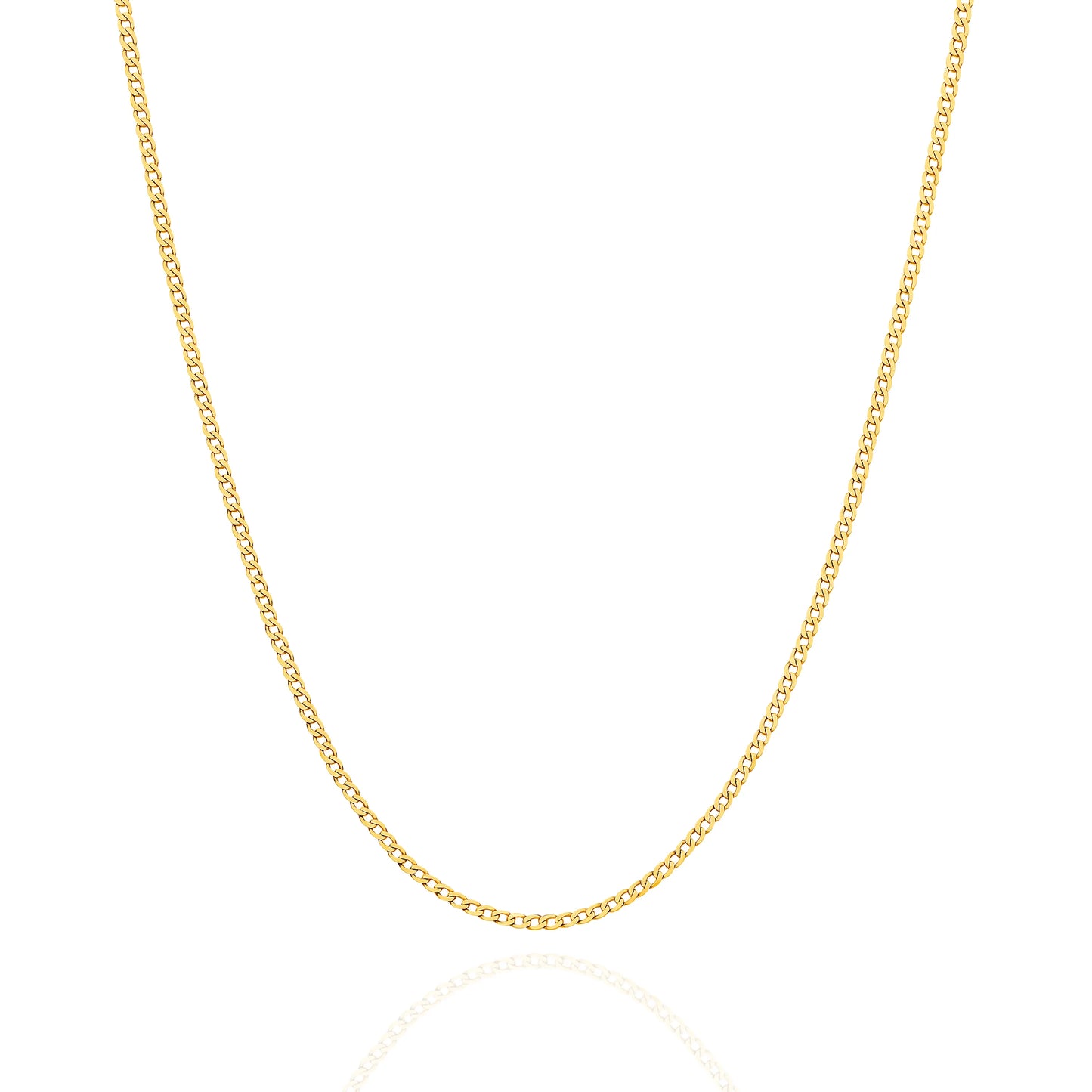 Figaro gold chain yellow gold 1.5mm single link