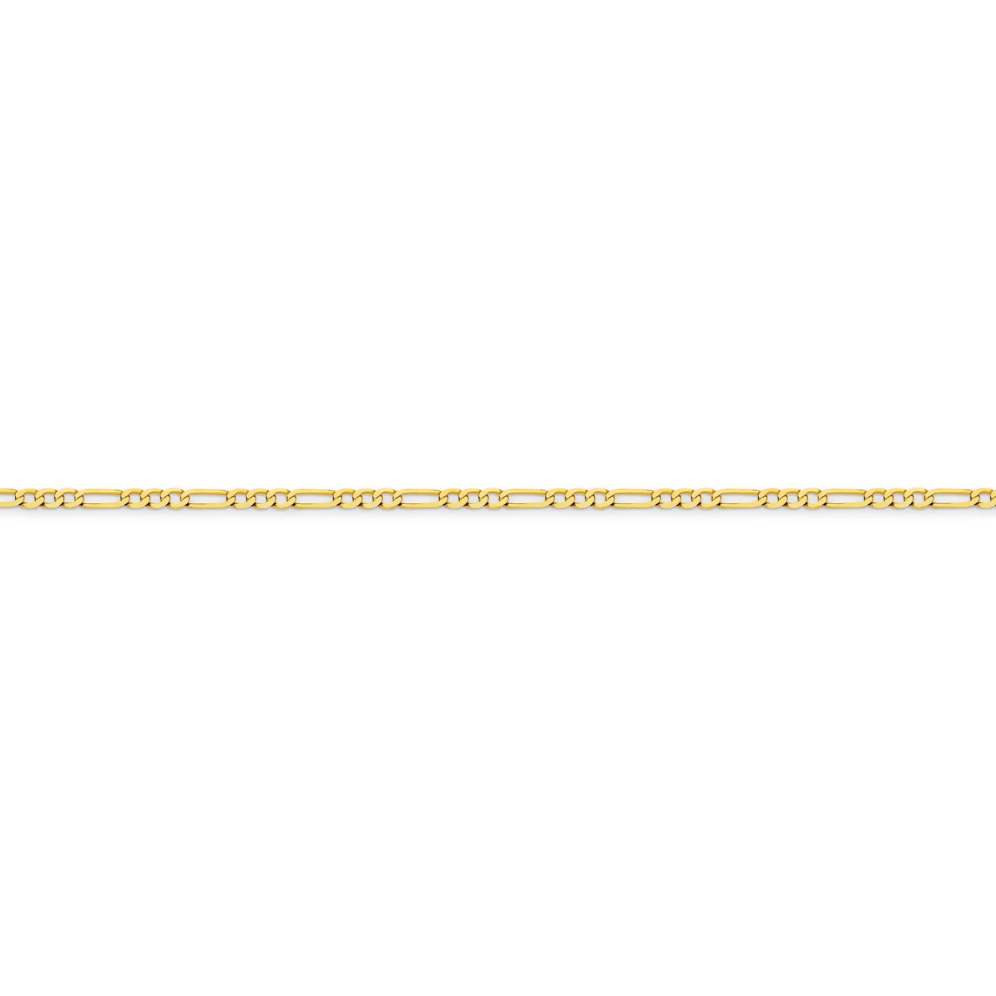 figaro gold chain yellow gold 1 9mm