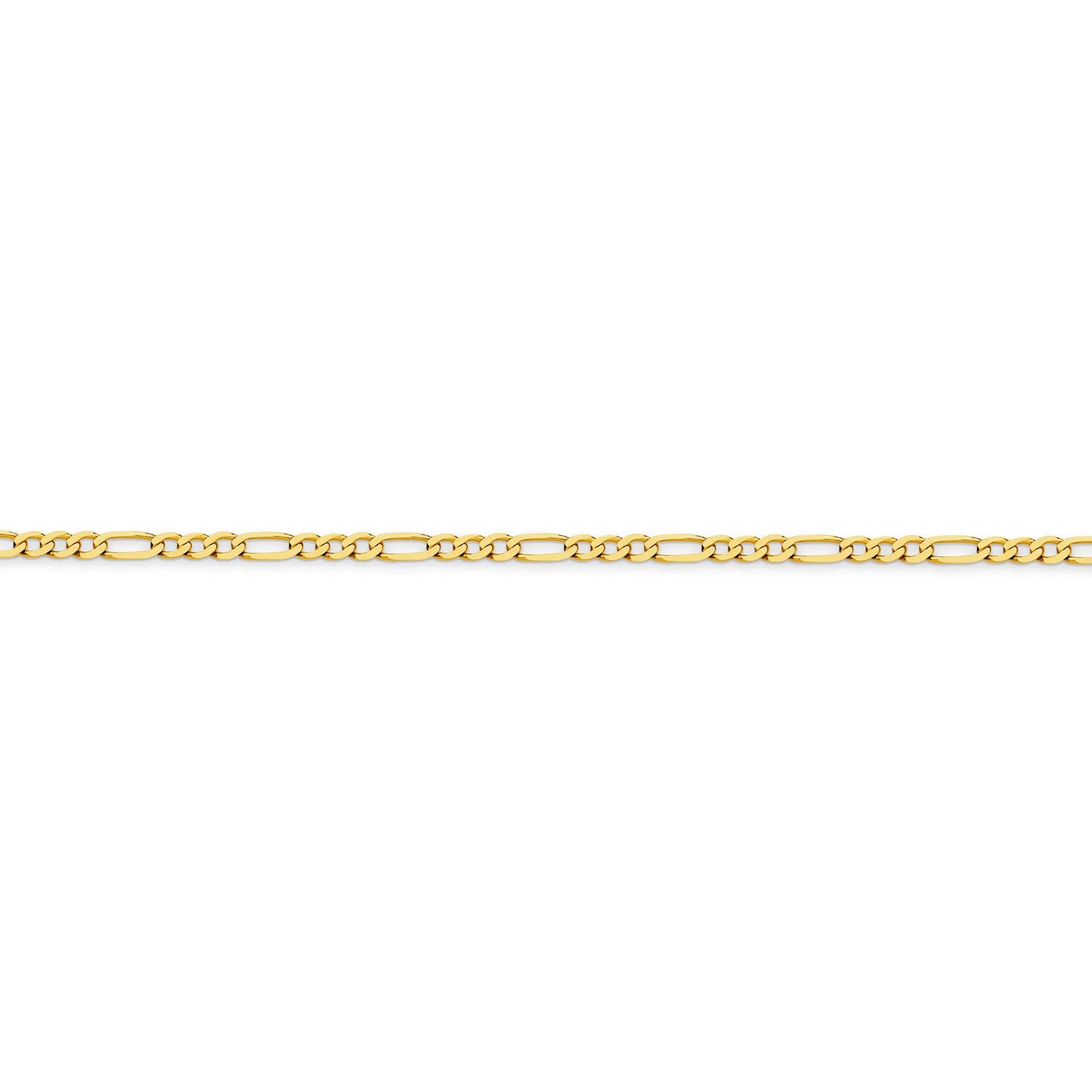 figaro gold chain yellow gold 2 4mm