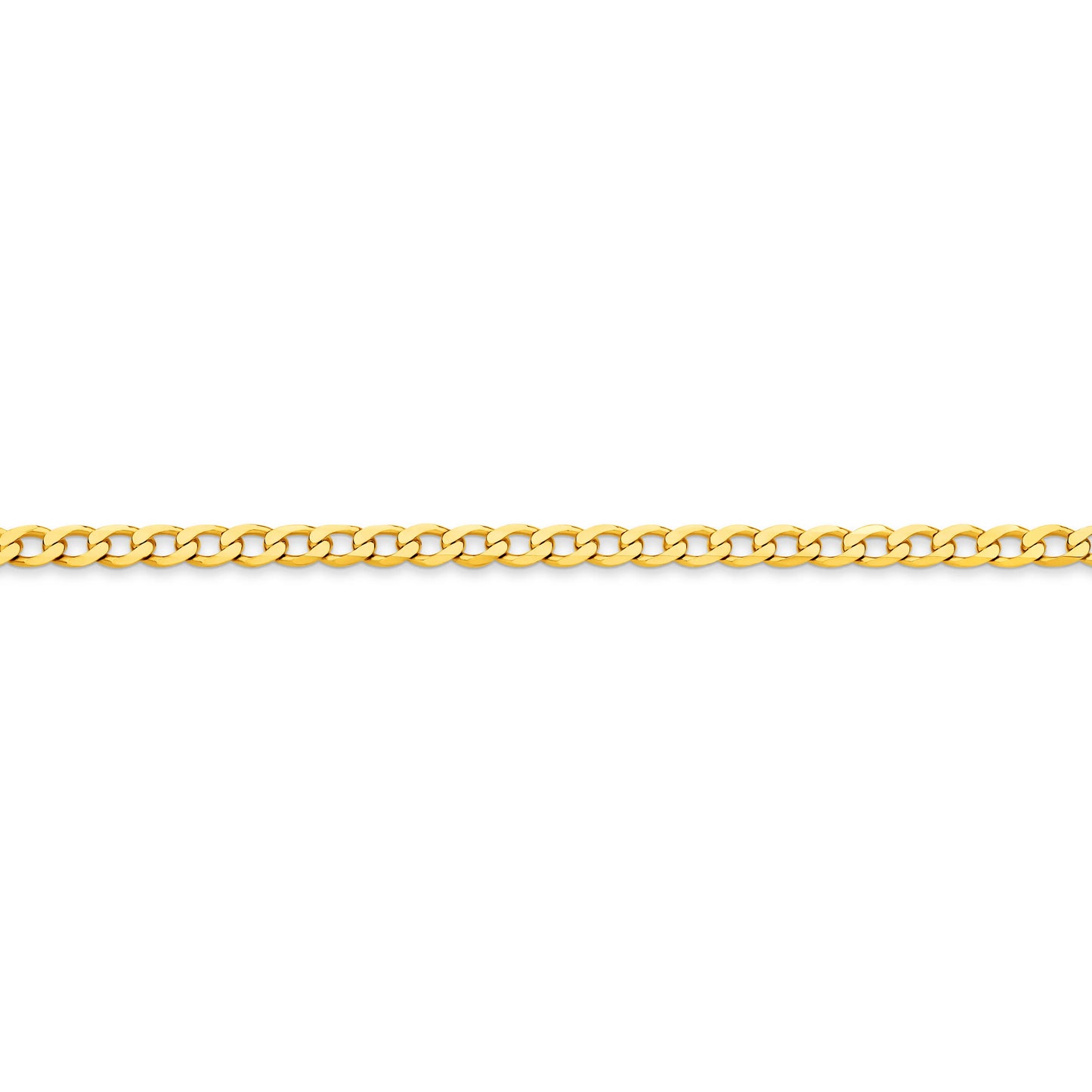 Figaro gold chain yellow gold 3.9mm single link