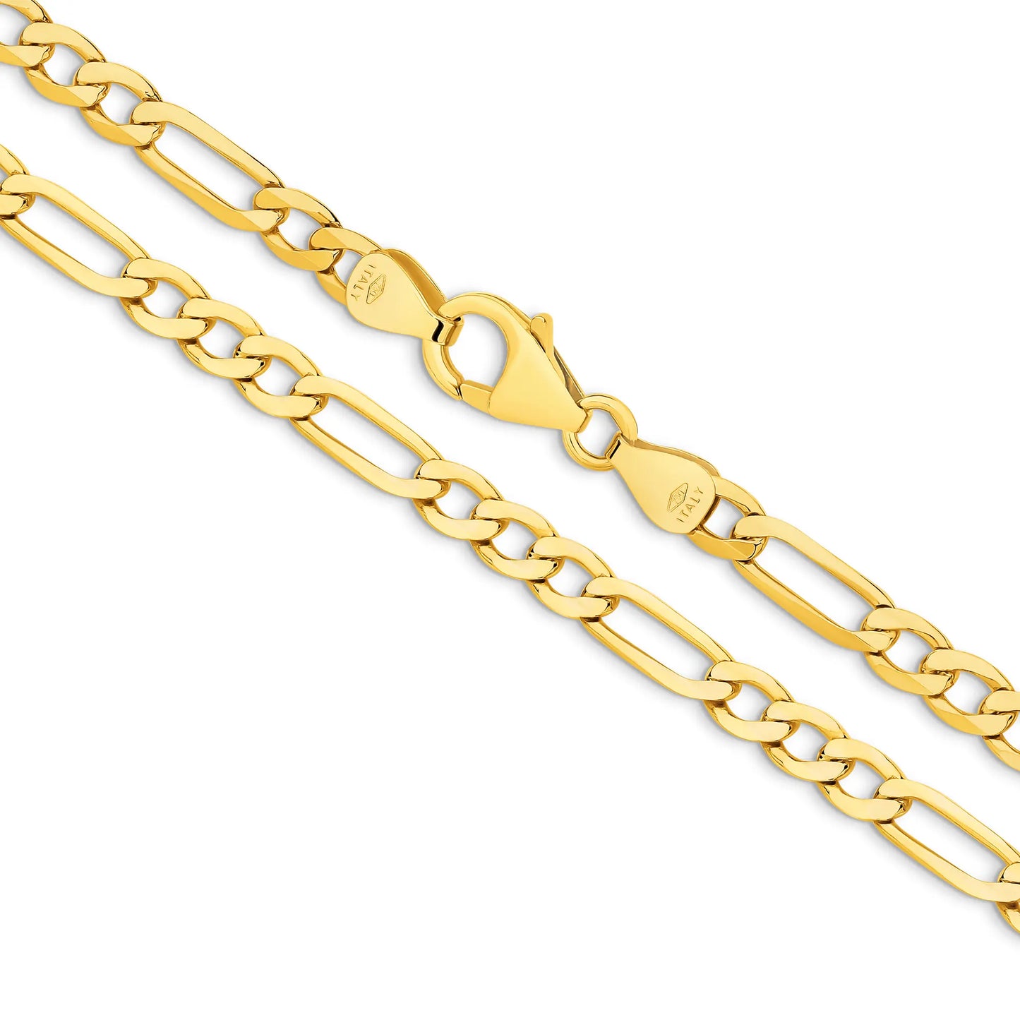 figaro gold chain yellow gold 3 9mm