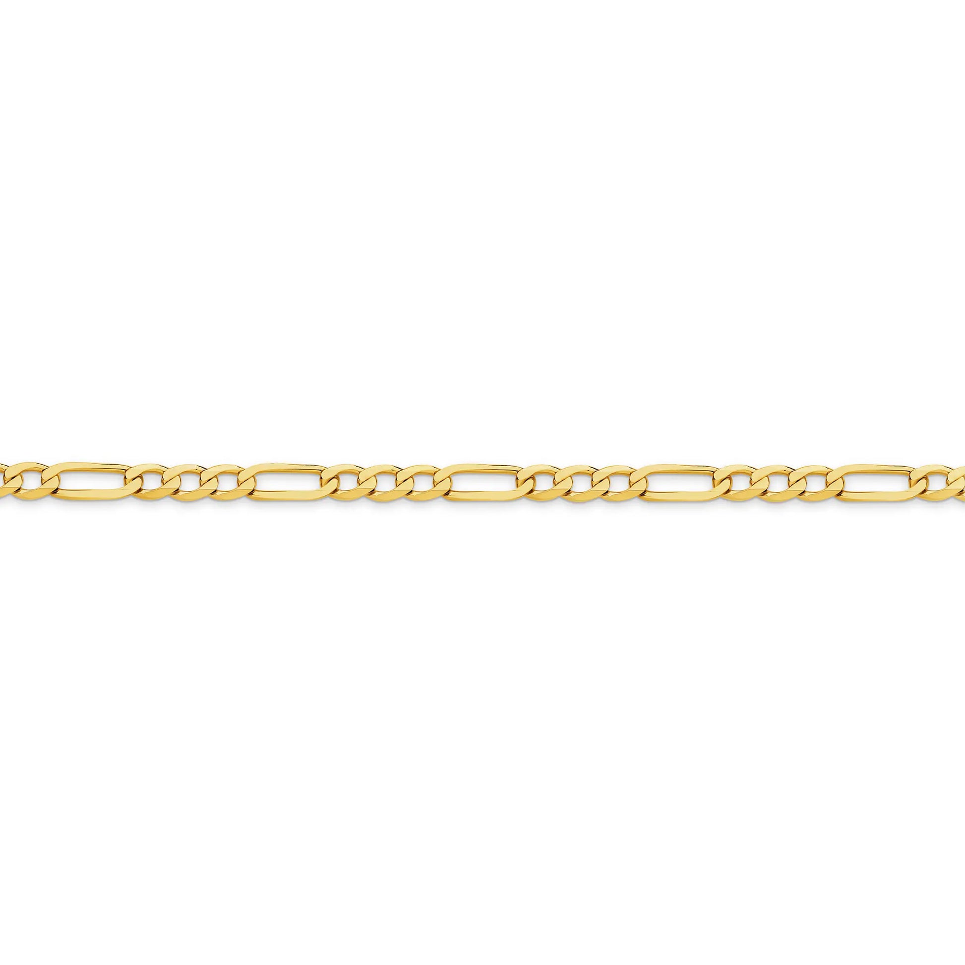 figaro gold chain yellow gold 3 9mm