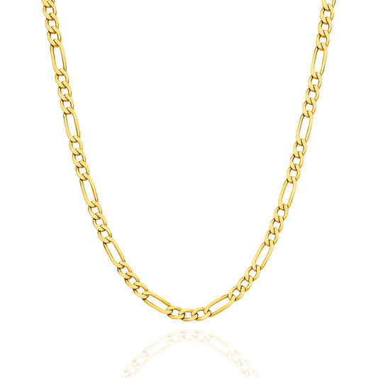 figaro gold chain yellow gold 3 9mm