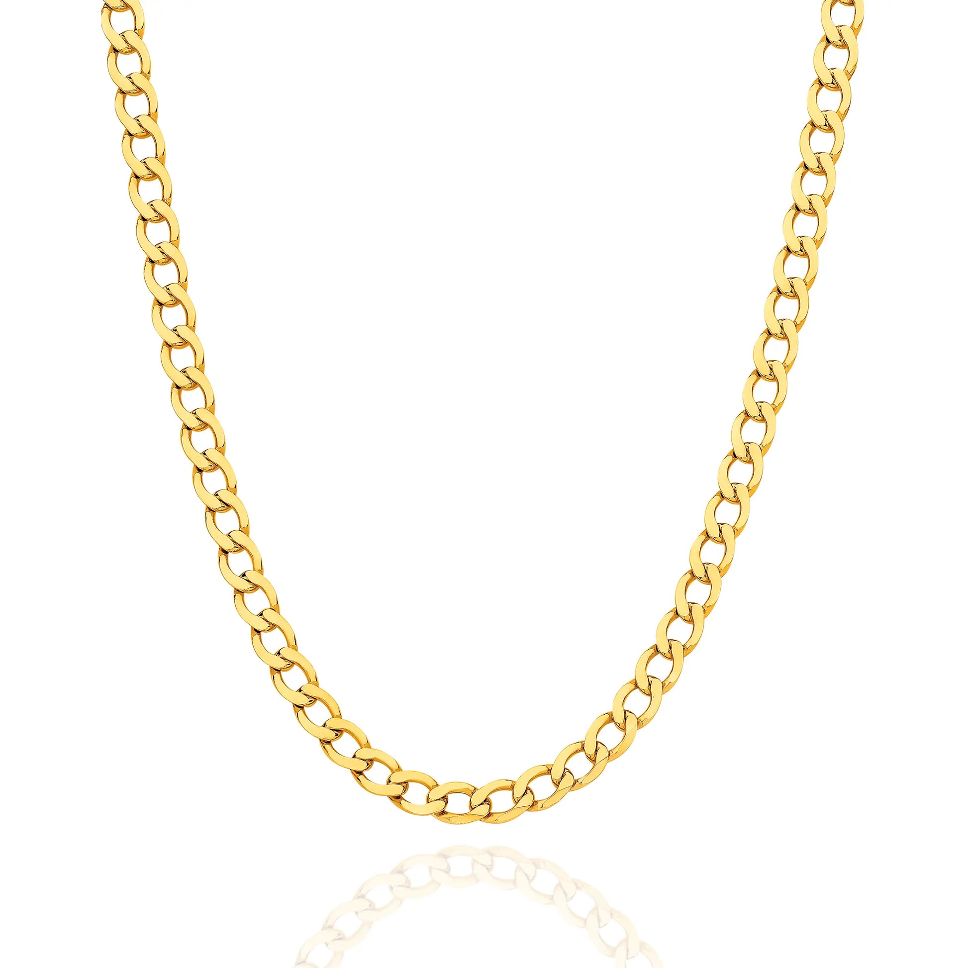 figaro gold chain yellow gold 4 8mm 0 1