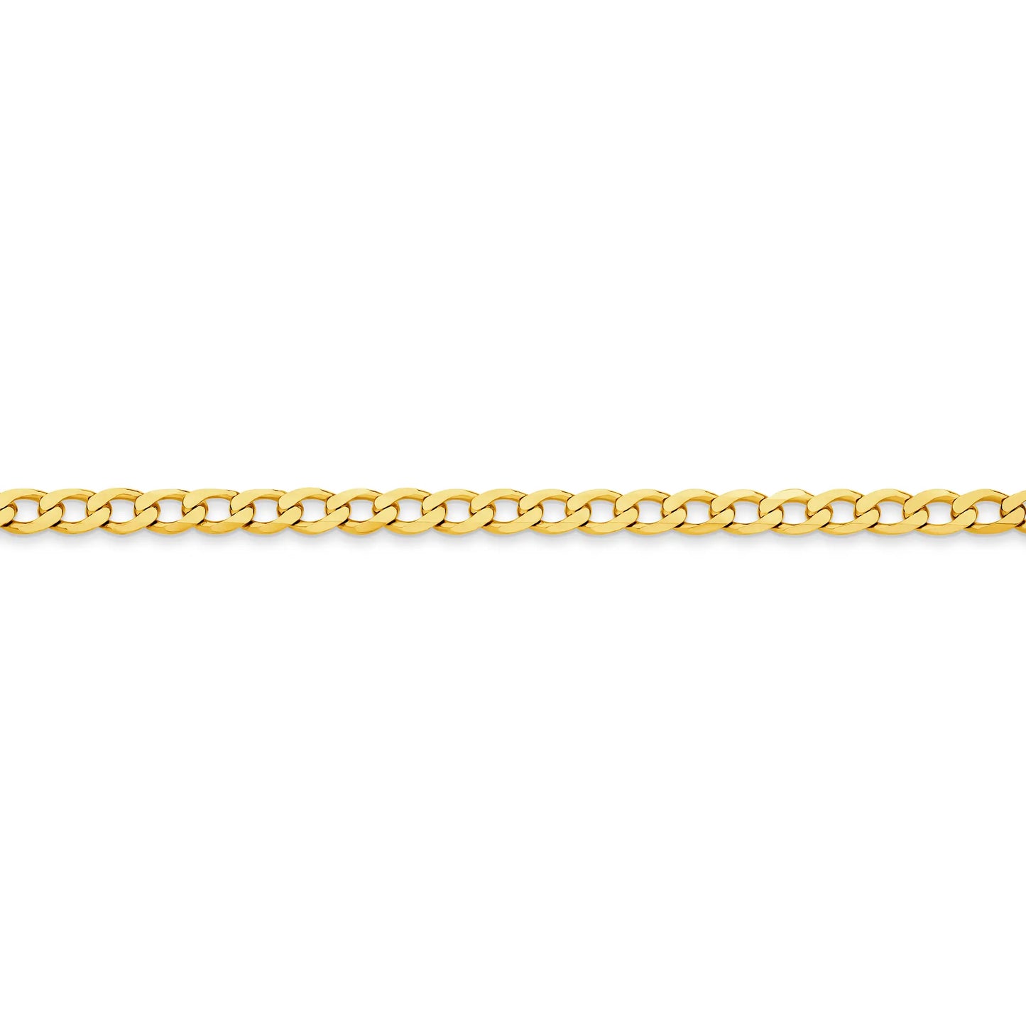 figaro gold chain yellow gold 4 8mm 0 1