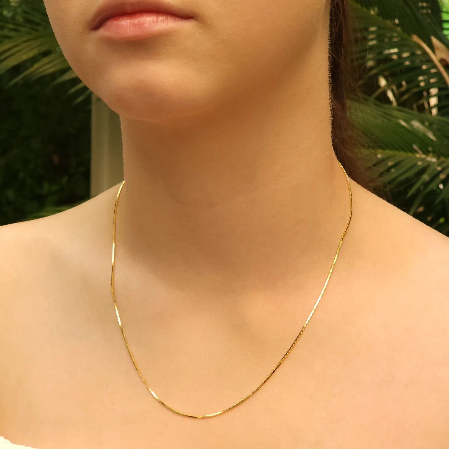 Gold Plated Silver Chain Snake