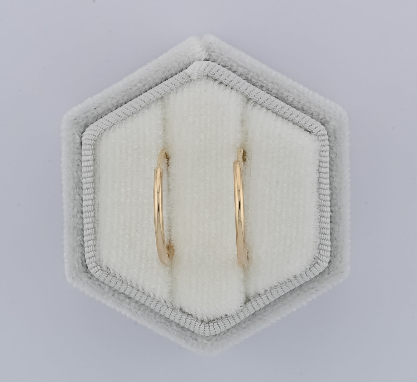 Medium Gold Sleepers Earrings 9ct 18mm