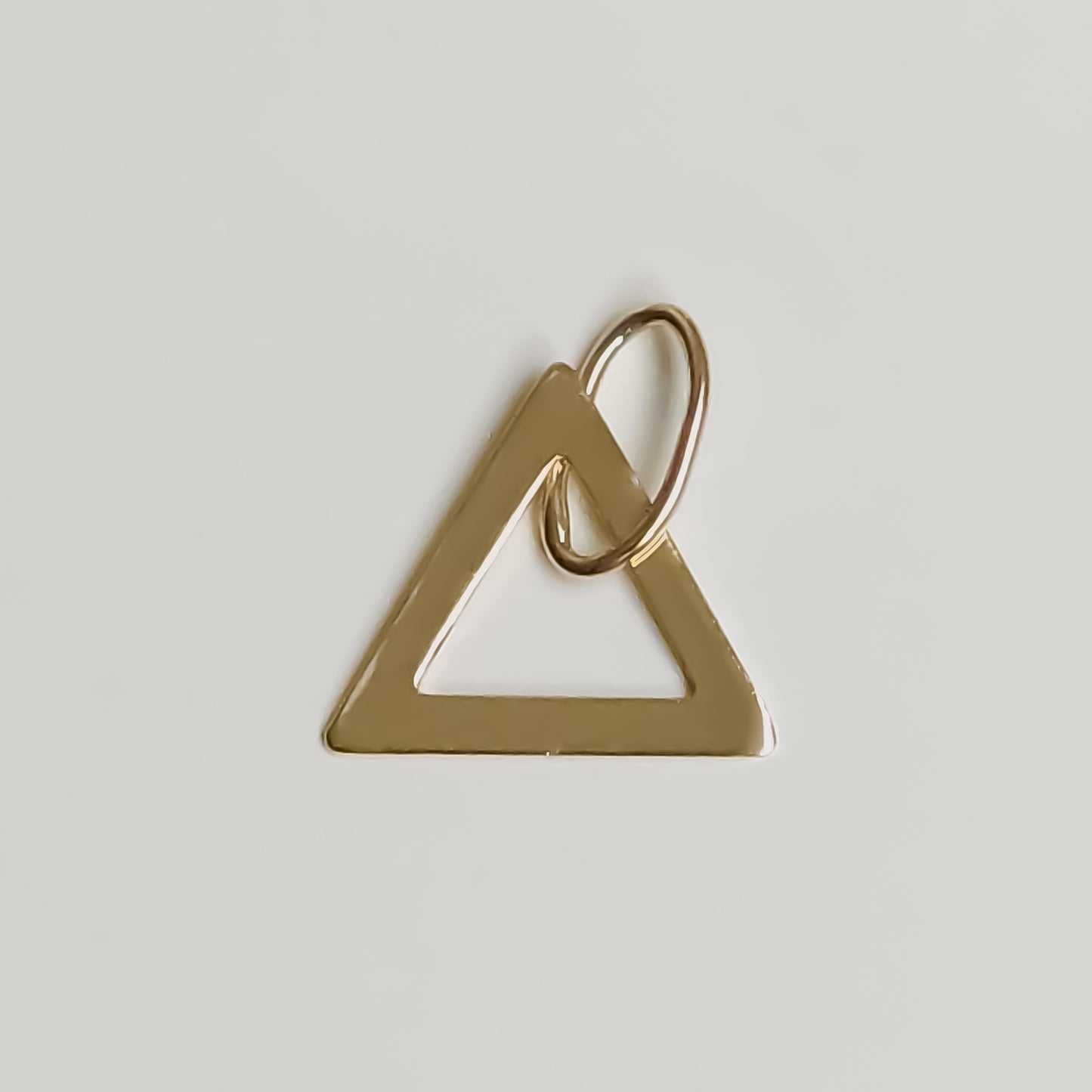 Triangle Gold Pendant