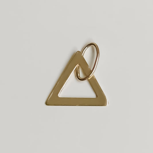 Triangle Gold Pendant