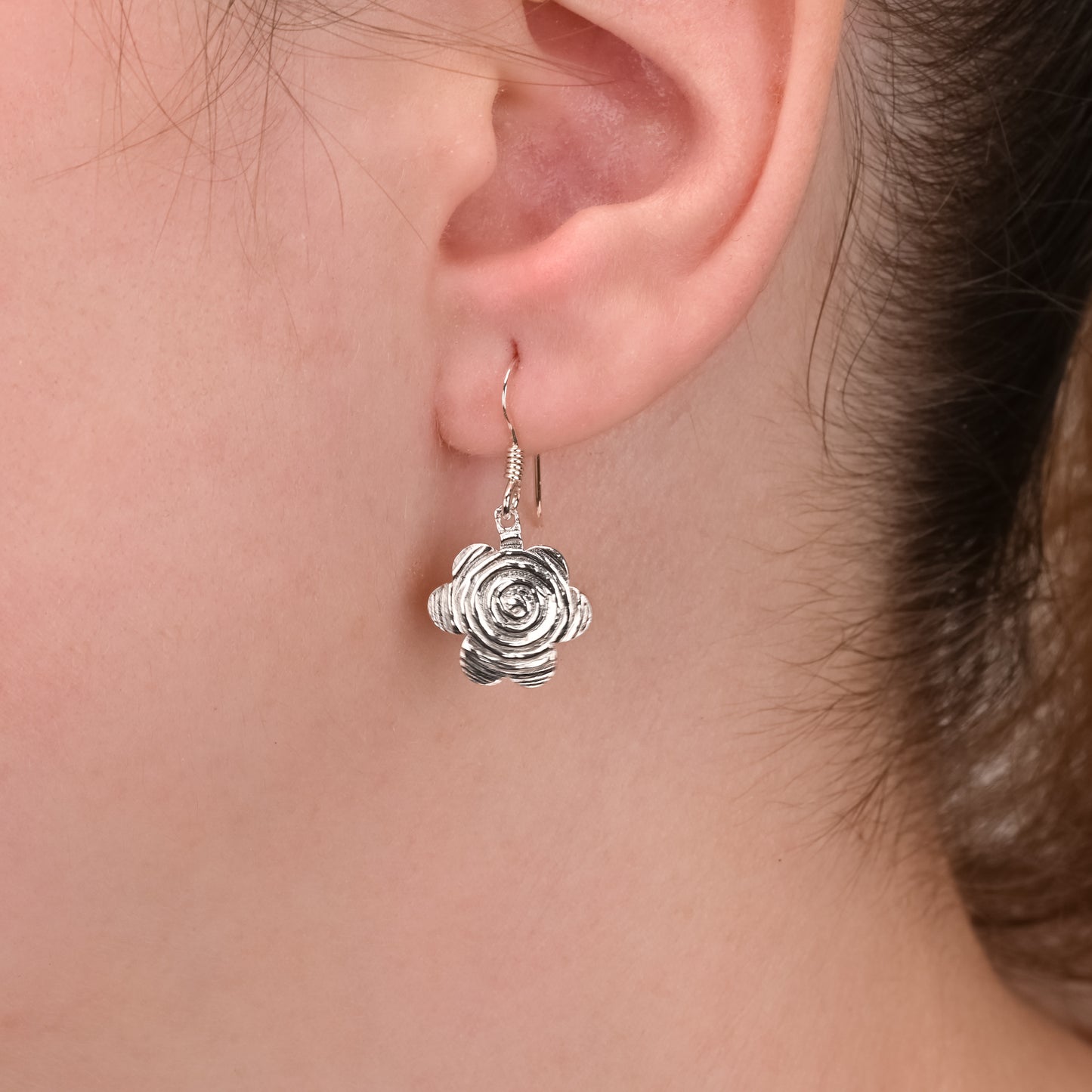 Shamrock Silver Earrings