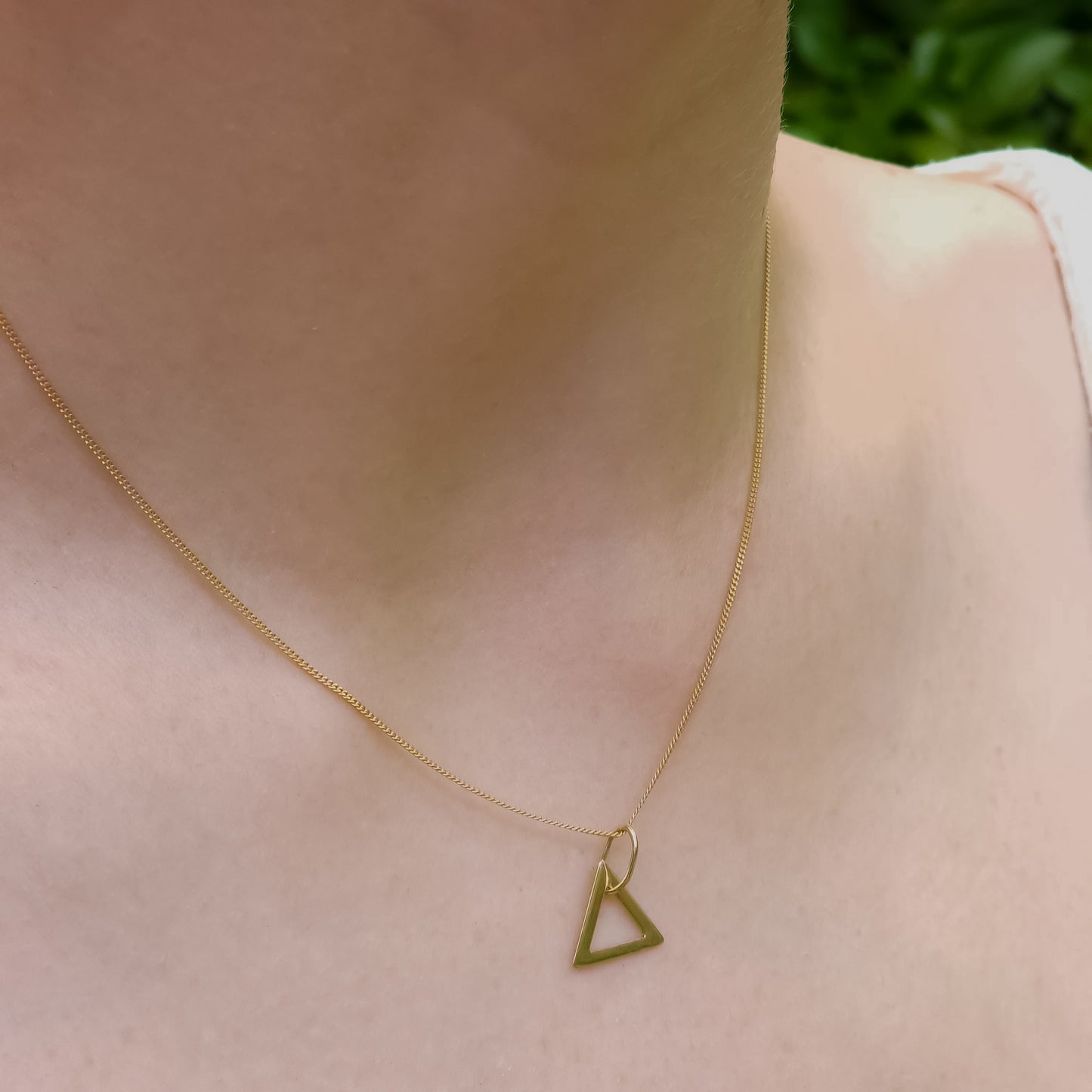 Triangle Gold Pendant