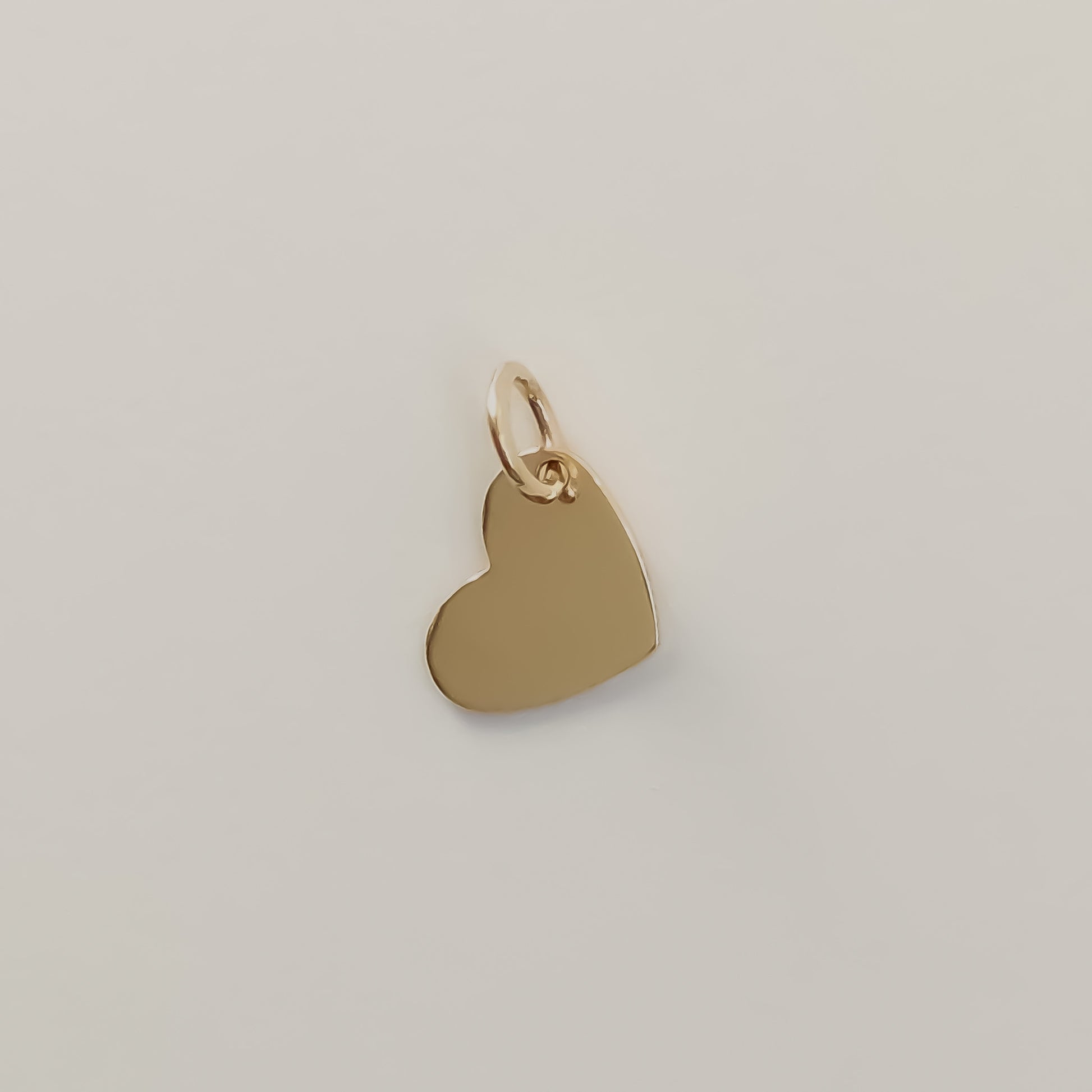 Alternate angle of Gold Little Heart Pendant