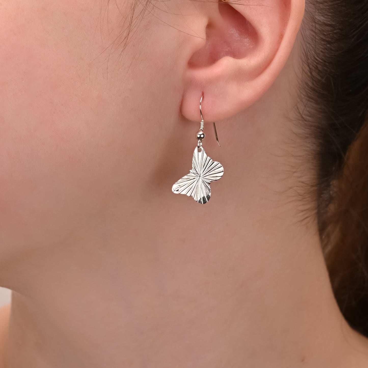 Butterfly Silver Earrings